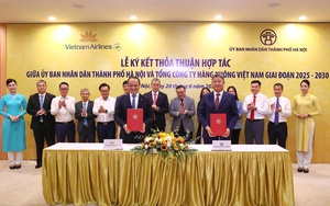 Vietnam Airlines đồng hành quảng bá du lịch, văn hóa, đầu tư Hà Nội