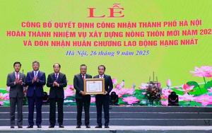 Hà Nội đón nhận Quyết định công nhận hoàn thành nhiệm vụ xây dựng nông thôn mới