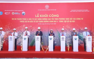 Hà Nội khởi công tuyến cao tốc thuộc dự án Vành đai 4-Vùng Thủ đô