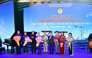 Hà Nội: 161 tiết mục tại Liên hoan tài năng nhạc cụ học sinh phổ thông