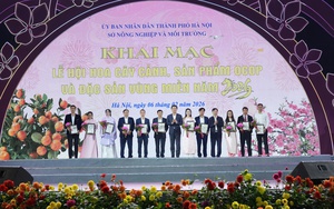 Khai mạc Lễ hội Hoa cây cảnh, sản phẩm OCOP và đặc sản vùng miền