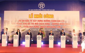 Hà Nội khởi công 3 đoạn tuyến, khép kín đường Vành đai 2,5