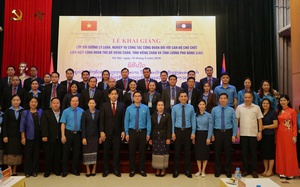 Khai giảng lớp bồi dưỡng công tác Công đoàn cho cán bộ chủ chốt Công đoàn Lào