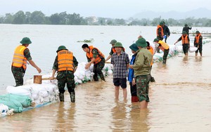 Các địa phương ứng phó lũ trên sông Bùi