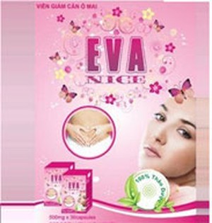 Thu hồi Giấy xác nhận ATTP đối với Viên nang giảm cân Ô mai EVA nice