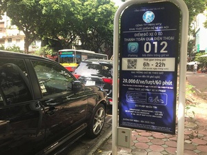 Hà Nội: Tạm dừng trông giữ xe theo iParking từ ngày 1/9