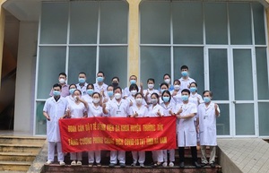 Hà Nội cử hơn 300 cán bộ y tế hỗ trợ Hà Nam phòng, chống dịch