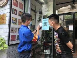 Tuổi trẻ Thủ đô tạo mã QR hỗ trợ người dân