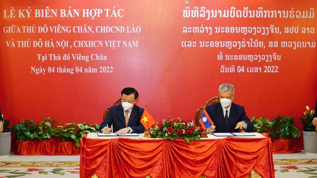 Ha Noi supports Vientiane to build Justice and Procuracy headquarters  - Ảnh 1.
