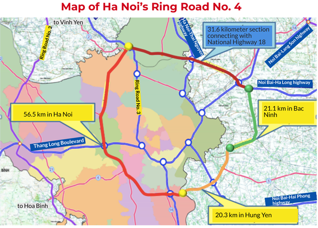 Construction of the Ring Road No. 4 to begin in mid-2023 - Ảnh 1.