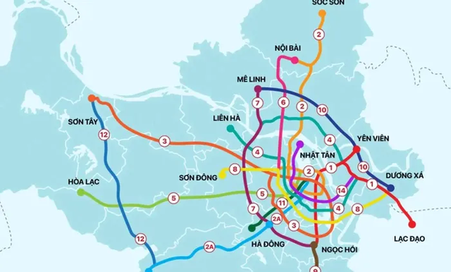 Ha Noi to build 14 urban railway lines- Ảnh 1.
