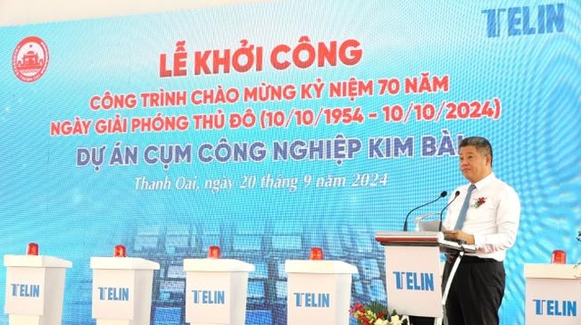 Groundbreaking ceremony for Kim Bai Industrial Cluster- Ảnh 2.