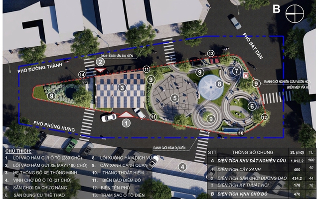 Ha Noi approves first underground car parking facility in Old Quarters- Ảnh 1.