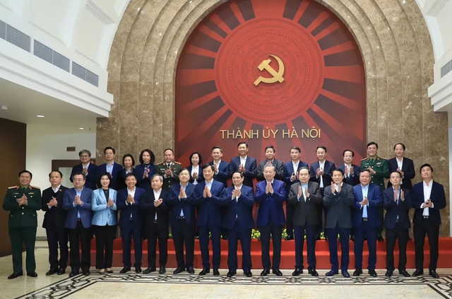 Ha Noi outlines 100-year vision and technology-driven growth model- Ảnh 1. Ha Noi outlines 100-year vision and technology-driven growth model- Ảnh 1.