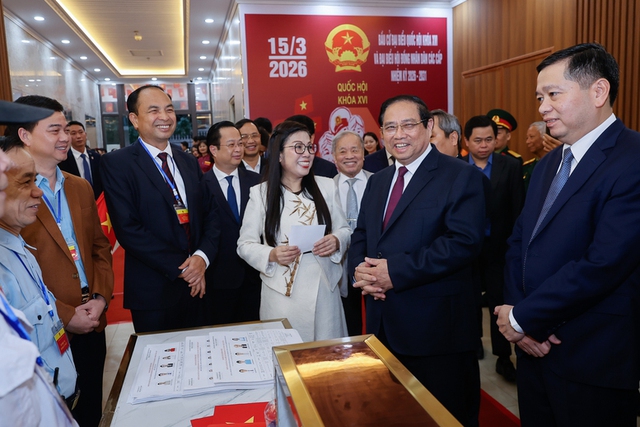PM votes in Ha Noi as nationwide election underway- Ảnh 4.