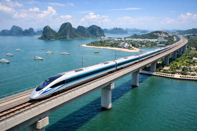 Groundbreaking for Ha Noi–Quang Ninh high-speed railway set for April 12- Ảnh 1.