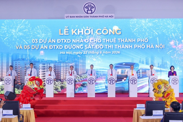 Ha Noi launches five urban railway lines, three rental housing projects- Ảnh 1. Ha Noi launches five urban railway lines, three rental housing projects- Ảnh 1.