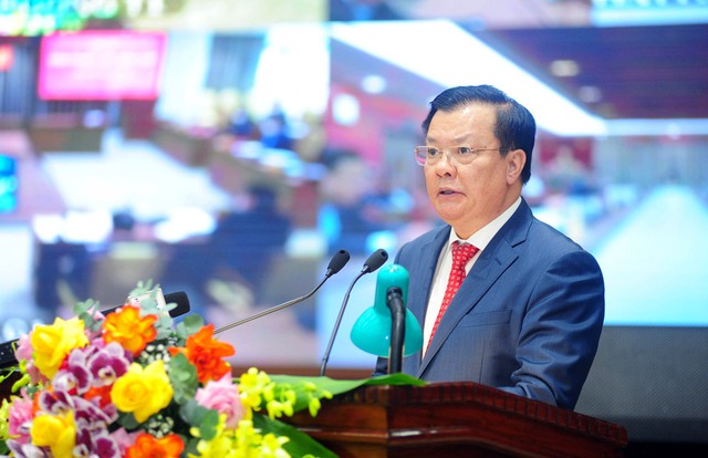 Bí thư Thành ủy Hà Nội Đinh Tiến Dũng: Tập trung triển khai các chủ trương, dự án lớn của thành phố ngay trong năm 2022 - Ảnh 1.