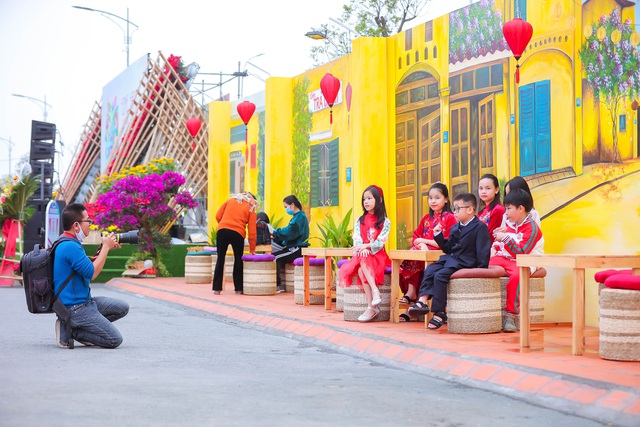 Đường hoa Home Hanoi Xuan-Điểm ‘check in’ thú vị dịp Tết - Ảnh 1. Đường hoa Home Hanoi Xuan-Điểm ‘check in’ thú vị dịp Tết - Ảnh 1.