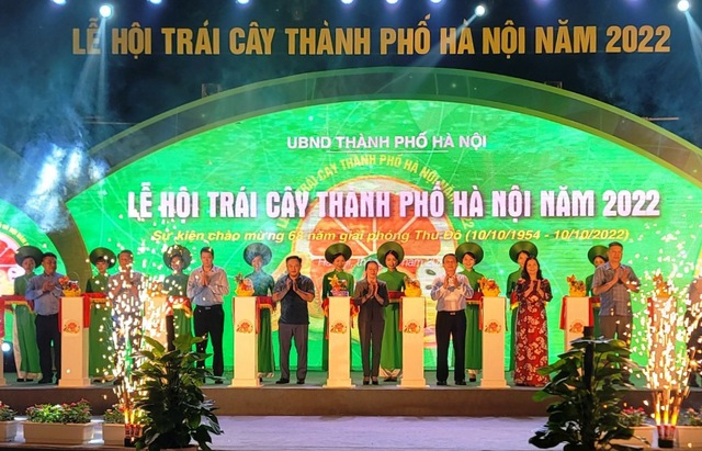 Khai mạc Lễ hội trái cây thành phố Hà Nội năm 2022 - Ảnh 1.