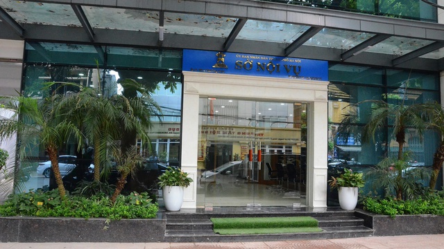 Trụ sở Sở Nội vụ Hà Nội đã khắc phục tồn tại về PCCC và hoạt động lại - Ảnh 1.