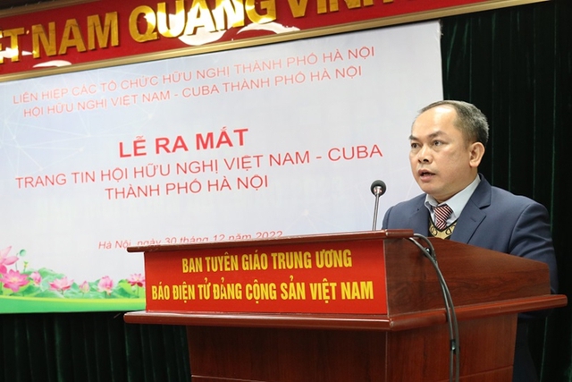 Ra mắt Trang tin điện tử Hội Hữu nghị Việt Nam - Cuba TP. Hà Nội - Ảnh 1. Ra mắt Trang tin điện tử Hội Hữu nghị Việt Nam - Cuba TP. Hà Nội - Ảnh 1.