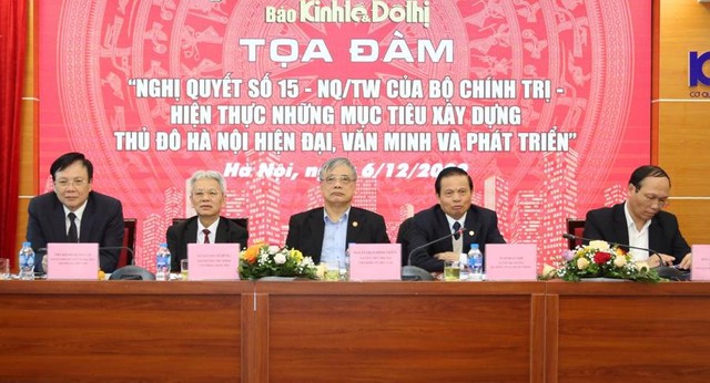 Thực hiện các mục tiêu xây dựng Thủ đô Hà Nội theo Nghị quyết 15 - Ảnh 1.