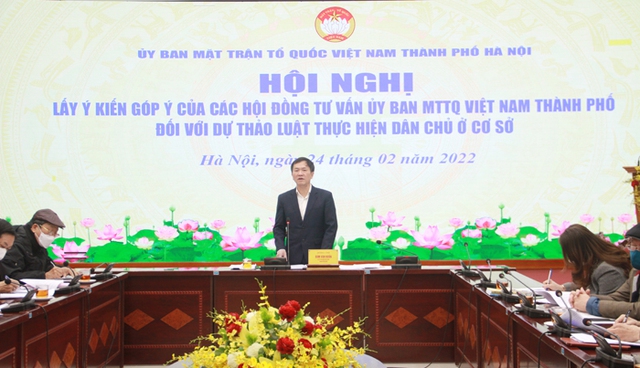 Để Luật Thực hiện dân chủ ở cơ sở sớm ban hành, đi vào thực tiễn - Ảnh 2.