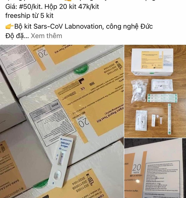 Thị trường kit test nhanh COVID-19 dần bình ổn - Ảnh 2.