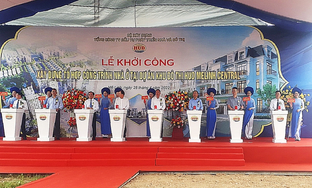 Hà Nội: Khởi công xây dựng Tổ hợp dự án nhà ở tại huyện Mê Linh - Ảnh 1.