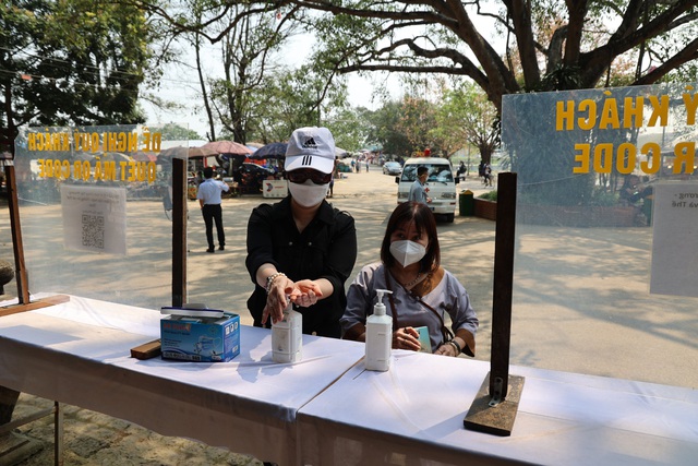 Chùa tây phương bảo đảm công tác phòng chống dịch covid19 an toàn cho du khách