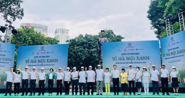 Hà Nội hưởng ứng Tháng hành động vì môi trường năm 2022 - Ảnh 1.