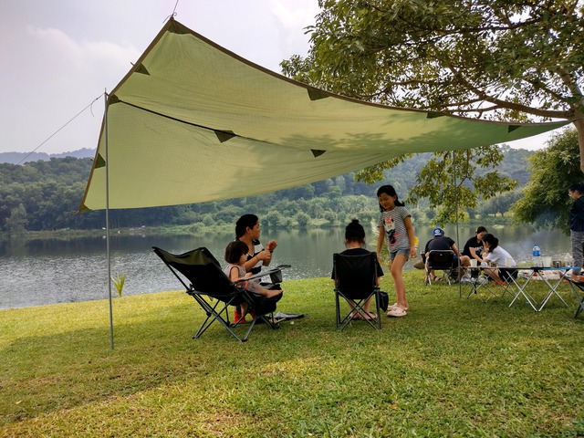 Mùa thu đi leo núi, cắm trại ở những hồ tuyệt đẹp của Hà Nội - Ảnh 2.