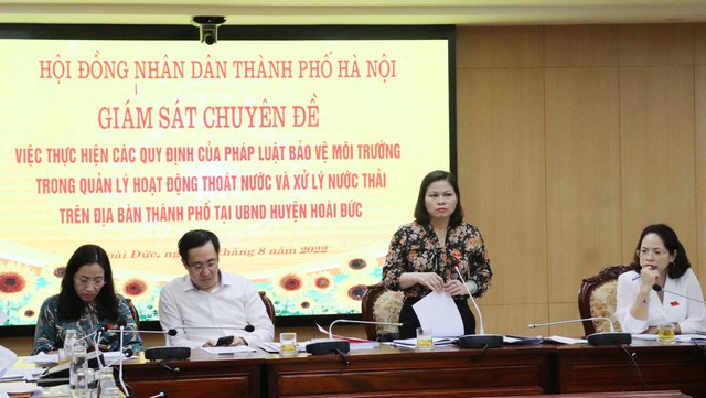 Huyện Hoài Đức cần sớm đáp ứng tiêu chí xử lý nước thải - Ảnh 1. Huyện Hoài Đức cần sớm đáp ứng tiêu chí xử lý nước thải - Ảnh 1.