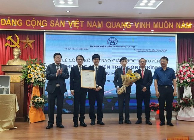 Công bố, trao giải Cuộc thi tuyển phương án kiến trúc cầu Trần Hưng Đạo - Ảnh 1.