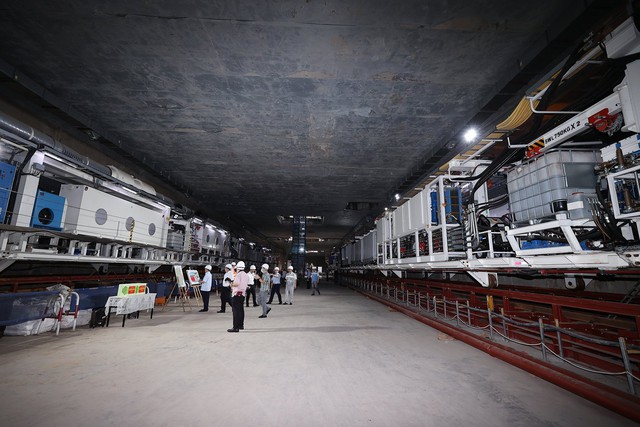 Sớm thi công trở lại đoạn ngầm dự án metro Nhổn - ga Hà Nội - Ảnh 1.