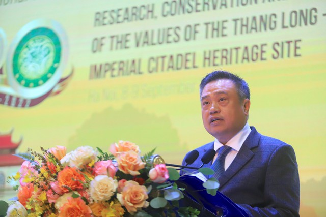 Chuyên gia quốc tế và Việt Nam thảo luận về bảo tồn và phát huy giá trị di sản Hoàng thành - Ảnh 3.