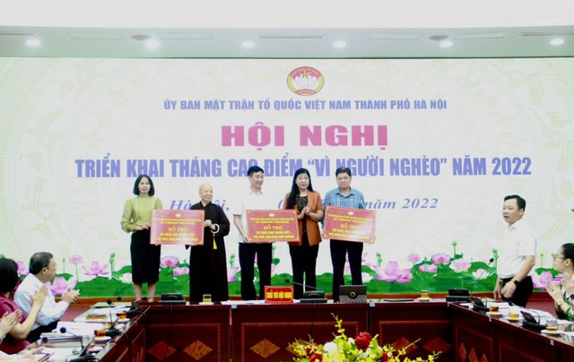 Hà Nội triển khai Tháng cao điểm ‘Vì người nghèo’ năm 2022  - Ảnh 2.
