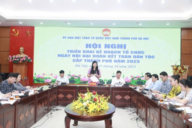 Lần đầu tiên tổ chức Ngày hội Đại đoàn kết toàn dân tộc cấp Thành phố - Ảnh 1.