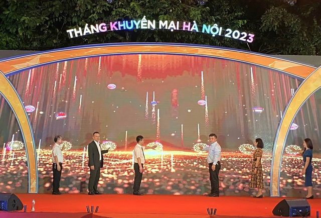 Khai mạc Tháng khuyến mại Hà Nội năm 2023 - Ảnh 1.