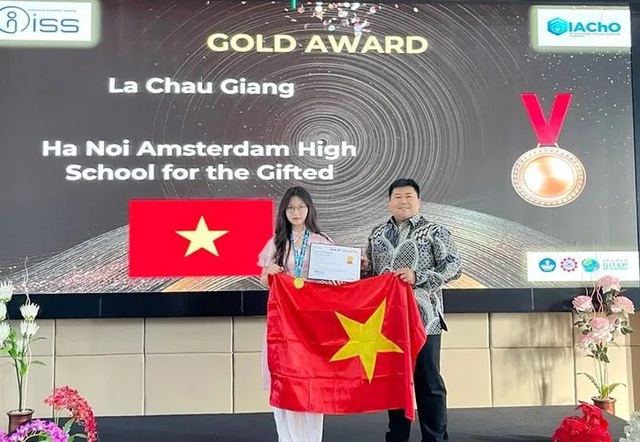 Học sinh Hà Nội giành hai Huy chương Vàng tại Olympic Hóa học ứng dụng quốc tế - Ảnh 1.