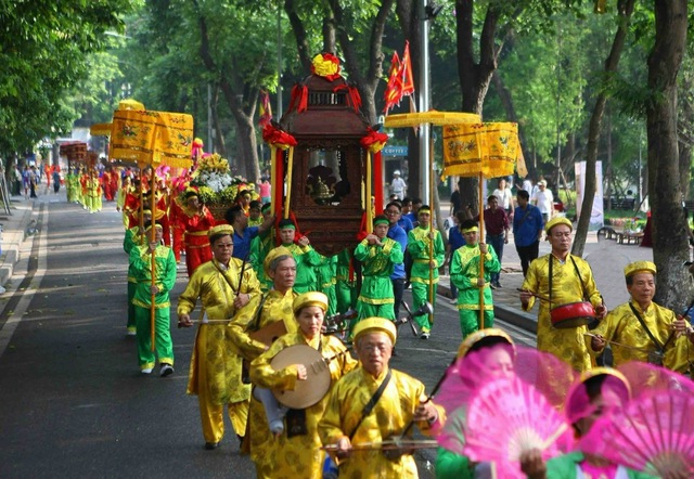 Phục hồi nét độc đáo của lễ hội truyền thống nội thành Hà Nội- Ảnh 1.