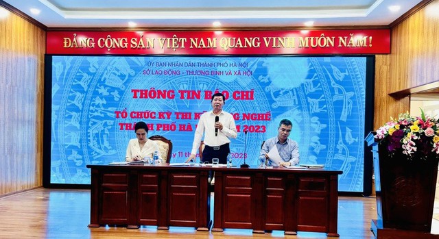 Gần 300 thí sinh tranh tài Kỳ thi kỹ năng nghề thành phố Hà Nội năm 2023- Ảnh 1.