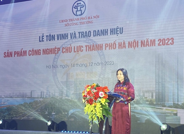 Hà Nội: Tôn vinh 33 sản phẩm đạt danh hiệu sản phẩm công nghiệp chủ lực năm 2023- Ảnh 1.