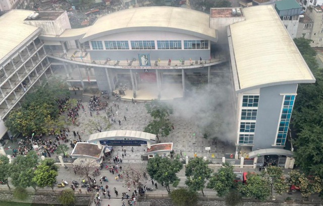 Thông tin nhanh về vụ cháy tại trường Tiểu học Yên Hòa, Cầu Giấy - Ảnh 1.