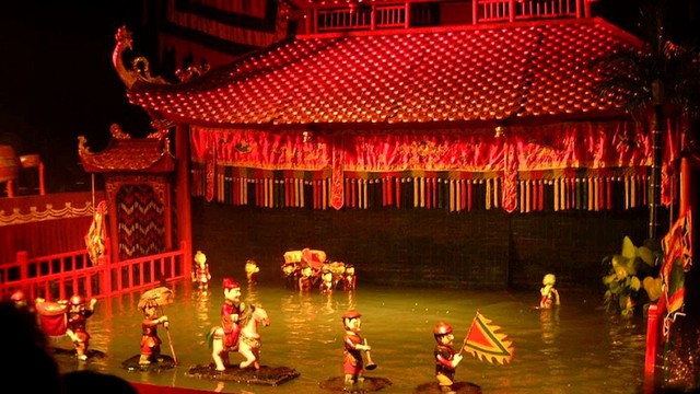 Rối nước Đào Thục trở thành Di sản Văn hóa phi vật thể quốc gia - Ảnh 1.