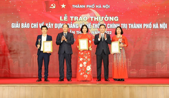 33 tác phẩm xuất sắc đạt Giải báo chí về xây dựng Đảng của TP. Hà Nội năm 2022 - Ảnh 4.