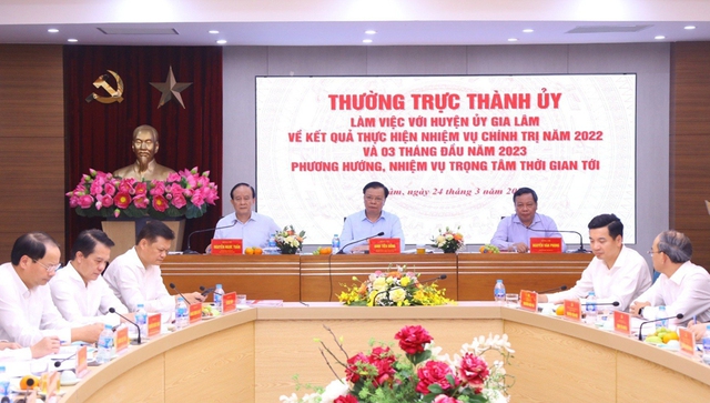 Huyện Gia Lâm sẽ trình đề án thành lập quận trong quý II/2023 - Ảnh 2.