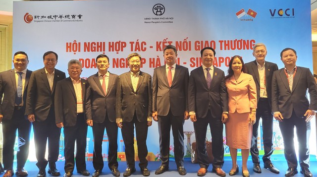 Doanh nghiệp Hà Nội hợp tác, kết nối giao thương với Singapore - Ảnh 1.