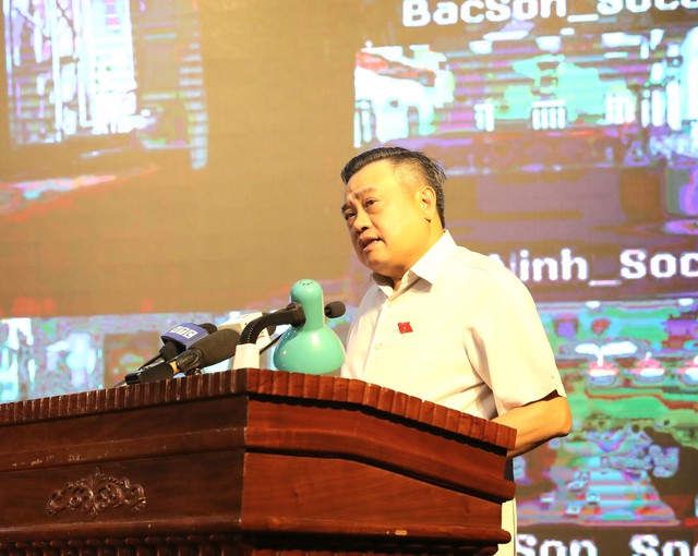 Chủ tịch UBND TP. Hà Nội cảm ơn người dân ủng hộ đự án đường Vành đai 4 - Ảnh 1.